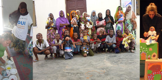 Ateliers et spectacle "Fantine et Cosette", Djibouti,  2012